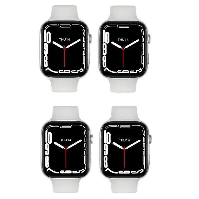 14 Watch 7 T500 Смарт часовници Bluethooth Покана Сърдечната Честота Кръвно Налягане Водоустойчиви Дамски Мъжки умен часовник Pk IWO13 W37Pro X8 Max - 4
