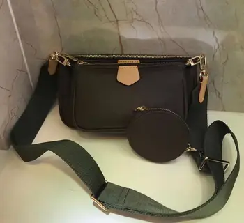 Дизайнерски луксозни маркови чанти за жени Bolsa Feminina, кожена ежедневна дамска чанта 3-Teilige