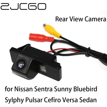 ZJCGO, камера за задно виждане, обратна резерв паркинг, водоустойчива камера за Nissan Sentra Sunny Bluebird Sylphy Pulsar, седан Cefiro Versa