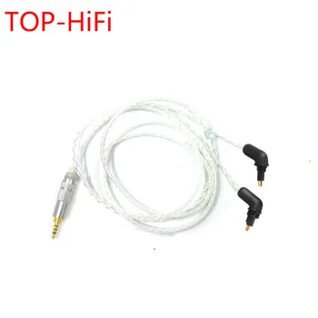 Най-Hi-Fi 3.5/2.5/4.4 Балансиран 8-жилен посеребренный кабел за обновяване на слушалки EX600 EX800 EX1000 EXK MDR-7550