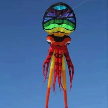20-метров въздушен змей под формата на сепия, окачени на хвърчила, надуваеми въздушни змии