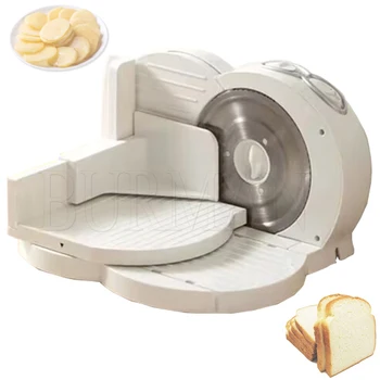 Електрическа мелачка 220 В, сгъваема търговски домашна машина за нарязване на агнешко месо, замразени шунка, сирене, хляб