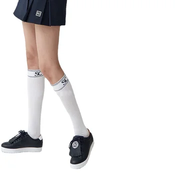 Нови дамски дишащи спортни чорапи за голф, памучни чорапи
