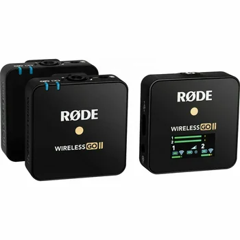 ЛЯТНА цена С ОТСТЪПКА ЗА Закупуване с Увереност Нова Оригинална Градинска Rode Wireless GO II Компактен Цифров Микрофонной система за 2-ма души