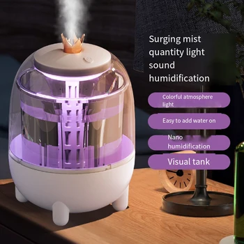 Преносим овлажнител на въздуха Домакински безшумен спрей за ароматизиране на офис климатик, малък хладилник за ароматерапия