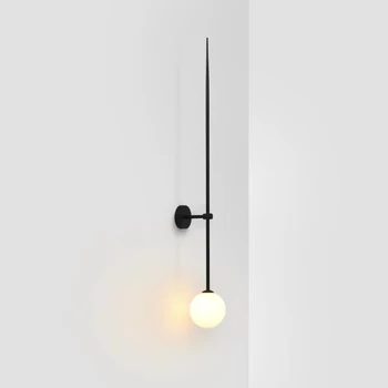 Постмодернистский минималистична линия, с монтиран на стената лампа от ковано желязо, индивидуалност, битова лампа, дизайнерски стълбище, проход, нощни лампа за спални, монтиран на стената лампа