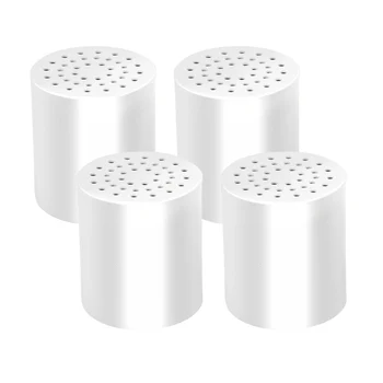 15-ступенчатые универсални касети за филтриране на водата в банята (4 опаковки) се Отстранява хлор, микроорганизми, твърда вода - подмяна на