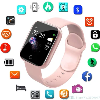 Новите умни часовници за жени и мъже, умни часовници за Android, IOS, електроника, умни часовници, фитнес тракер, каишка силикон, умни часовници, часовници