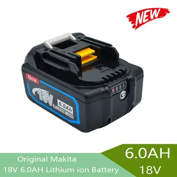 Преносимото батерия 18V 6Ah за Makita BL1830 BL1850 BL1840 BL1845 BL1815 BL1860 LXT-400 Безжични електрически инструменти, Тип батерии 18650