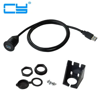 USB 3.0 AUX удължител за автомобилния закрепване на вълни, за кола, камион, лодка, арматурното табло мотоциклет