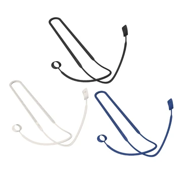 DXAB мека дантела на шията от въже със защита от scuffs за статута между каишка за кабела за слушалки Pro/3ANC