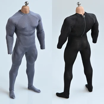 1/6 мъжки еластични монтиране костюм от ледената коприна, солдатская облекло, модел, подходяща за 12 