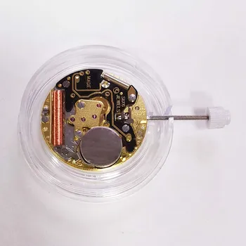 Японски часовников механизъм с две игли и диаметър 17,2 mm, работа на смени запчасть за часа, 222 единични календар