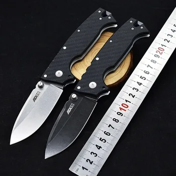 Висококачествен Сгъваем Джобен Нож AD10 за нощуване На Открито S35VN Blade За Оцеляване, Тактически Ловни Ножове За Плодове EDC, Мультитул