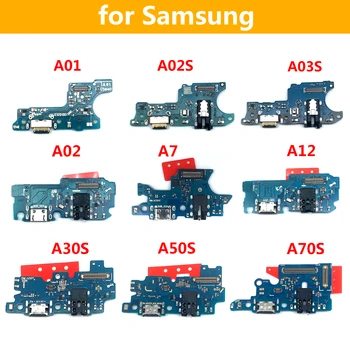 USB Такса за Зареждане на Порт за Зареждане Гъвкав За Samsung A02S A03S A12 А02 A30S A50S А01 Основната A10S M15 M16 A20S M12 M14 A7