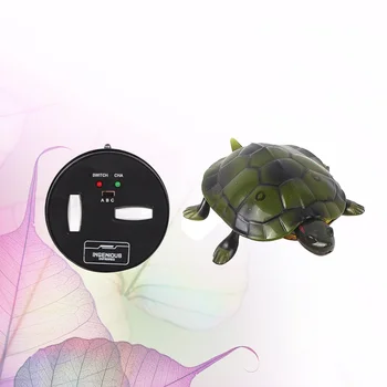1 бр. електрическа радиоуправляемая играчка-костенурка, имитирующая ходене, патентованият черепашью играчка, не (зелен)