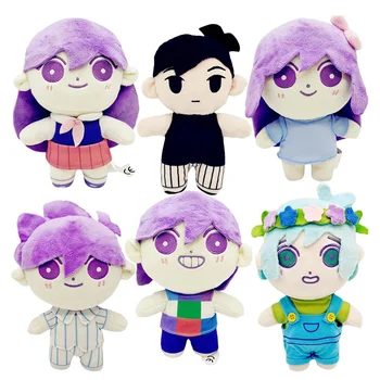 Плюшен кукла-играчка Omori, Слънчев Базил Обри, герой Мари, мека възглавница, игри на герой, плюшен фигурка за деца, детски подаръци
