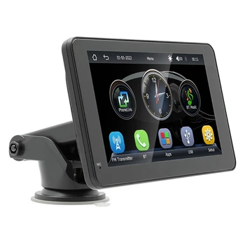 Авто монитор 12 В, Камера за задно виждане, 7-инчов IPS-LCD екран, Плейър, Радио, Carplay, Bluetooth-съвместима Директен Доставка