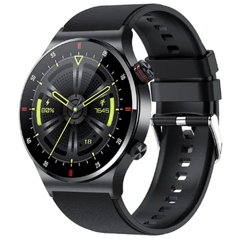 QW33 смарт часовници мъжки Bluetooth предизвикателство NFC ЕКГ + PPG следи кръвното налягане Бутон на завоя спортни фитнес-умни часовници за Android и IOS