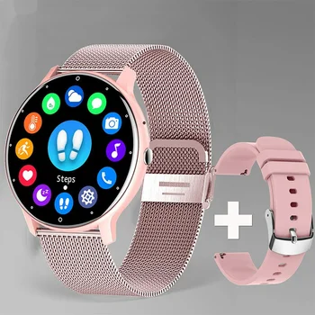 Нов 2023 Смарт Часовници За Жени За Мъже Smartwatch Кръгъл Циферблат Повикване Часовници За IOS и Android Фитнес Тракер Trosmart висок клас на Марката Best ZL02PRO
