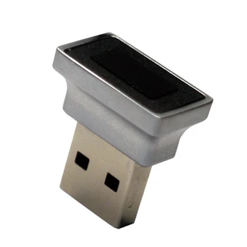 1 БР. USB четец на пръстови отпечатъци на компютъра USB заключване на пръстови отпечатъци за Windows 10 11 Здравейте USB модул за отключване на входа на пръстови отпечатъци