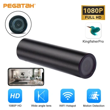PEGATAH Аудио Вратата, Шпионка Камера 1080P 3.6 мм Широкоъгълен Обектив Мрежа Мини Вратата, Шпионка Wifi Камера P2P за Домашна Сигурност