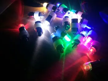100 бр. * Led топката лампа-светкавица, хартиени фенери, за декорация на партита и събития