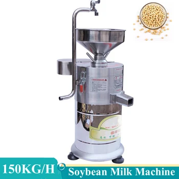 Търговска машина за приготвянето на соево мляко, сокове, машина за мелене на соя, мляко, зерноочиститель, автоматична машина за производство на соево мляко с кабинета на шлака