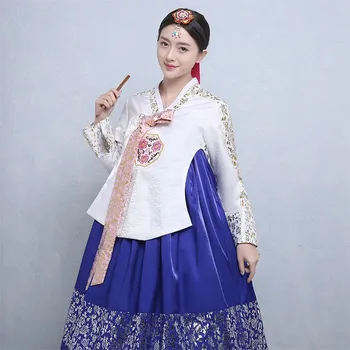 Висококачествено дамско корейското традиционната рокля Ханбок, танцов костюм на корейския малцинство, древна сценична облекло за cosplay 89