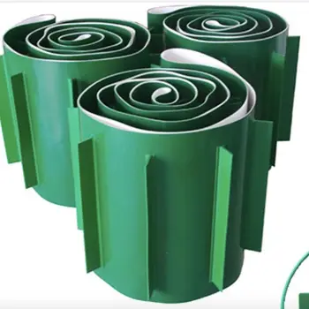 Периметър: транспортни ленти от зелен PVC 4200x250x2 мм (с шипове / дял)
