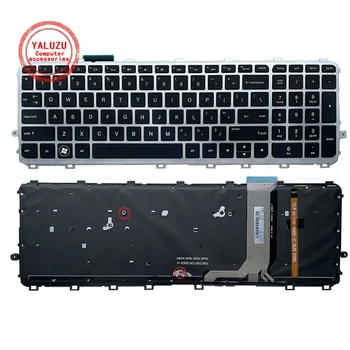 YALUZU Нова английска клавиатура с подсветка за лаптоп HP ENVY 15-J 17-J 720244-001 711505-001 736685-001 6037B0093301 V140626AS2 САЩ нова