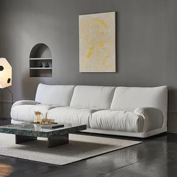 Диван в кремовом стил, устойчив на надраскване, плат, диван, мебели за хола, диван