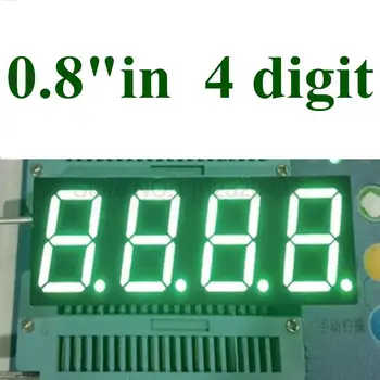 10ШТ 4-битова 7-сегментная цифров тръба 0,8 