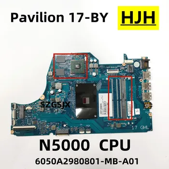 За HP Pavilion 17-BY, дънна Платка на лаптоп L22745-601, 6050A2980801-MB-A01 (A1), CPUN5000, графичен процесор M520 2G, DDR4 100%, ТЕСТ