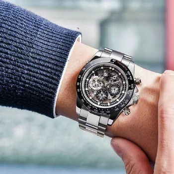 PAGANI ДИЗАЙН на Мъжки Часовници Луксозен Модел панела Автоматични Часовници за мъже скелет Механични Ръчни часовници водоустойчиви часовници man 2023