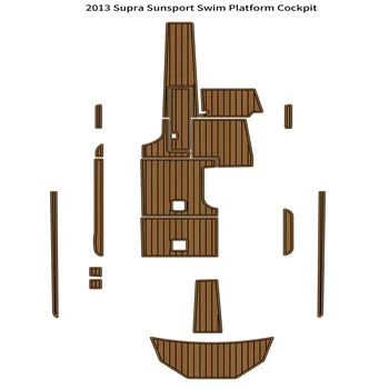 2013 Supra Sunsport Плуват Платформа Кокпит Pad Лодка EVA Пяна Изкуствен Лик Подложка За пода