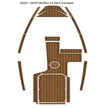 2018-2019 Подложка за пилотската кабина Malibu 21 MLX, лодка, палуба от пеноматериала ЕВА, кърлежи паркет, подложка за пода