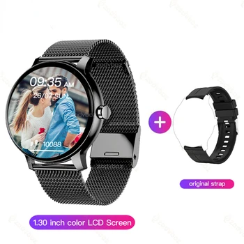 Нови дамски смарт часовници с пълен сензорен екран, спортни дамски часовници за фитнес, водоустойчива IP67 за Android, ios, женски мъжки умен часовник