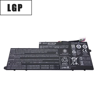 LGP Нова Батерия за лаптоп AC13C34 За Acer Aspire V5-122P V5-132 E3-111 E3-112 ES1-111M MS237 KT.00303.005 11,4 В 2640 ма 30WH