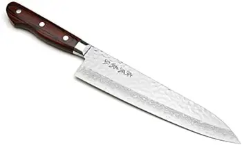 16-слойный японски нож за майстор-готвачи Damascus Gyuto с чукане (7 инча (180 мм))