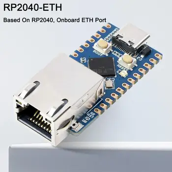 RP2040-ETH Мини-Такса за разработка на RP2040 Модул Ethernet порта Raspberry Pi Микроконтролер Поддържа USB 1.1 домакин на подчинените устройства