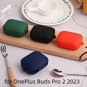 за нов своята практика OnePlus Рецептори Pro 2 (2023) мек силиконов калъф с брелоком за OnePlus Рецептори Pro 2 водоустойчив калъф за Bluetooth-слушалки