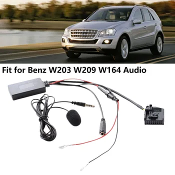 Безжична Bluetooth адаптер кабел Aux музикален приемник, за да Benz Audio W203 W209 W164 W163 R129 модул Bluetooth аксесоари