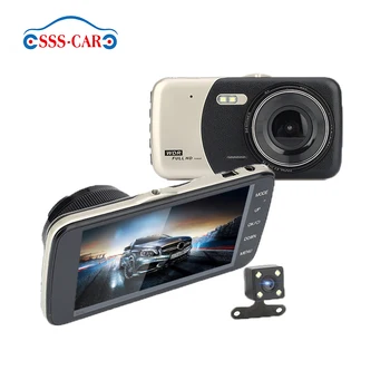 4-Инчов Пиксел камера с мощност 500 Вата Черна Кутия Поддържа Се Запис за Откриване на движение 1080P Dash Cam Автомобилен Видеорекордер