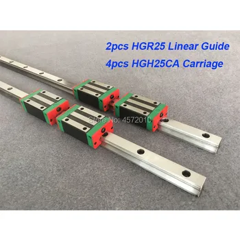 2 елемента HGR25 - 800mm 850 мм 900 мм 950 мм, 1000 мм 1050 1100 мм линейна употреба с 4шт HGH25CA/HGW25CA линейни каретками с ЦПУ