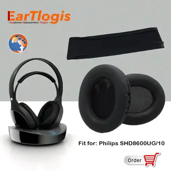 Резервни Части EarTlogis за Philips SHD8600UG/10 SHD-8600UG/10 Слушалки, амбушюры, Броня, Калъф За слушалки, Чаши за възглавници, възглавници Зво