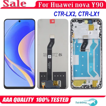 Оригинален за Huawei Nova Y90 LCD дисплей NovaY90 CTR-LX2 CTR-LX1 Сензорен Дисплей Дигитайзер В Събирането на