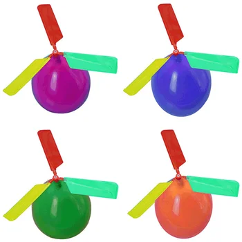 1 бр. играчка-хеликоптер с въздушно топката, смешно балон ръчно изработени, полет на хеликоптер, детски рожден ден, игра, детска играчка