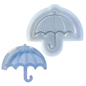 Плаващите пясъци на Силиконовата смола форма на чадър Епоксидна смола леярски форма за бижута, занаяти, медальон, украшение, ключодържател