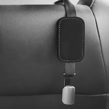 Универсална закачалка с мек плетене на една кука в задната част на автомобилната седалка, облегалка, определяне на пръчка, държач за съхранение на автомобила, чанта за съхранение на дрехи, висящи на куки M6A7
